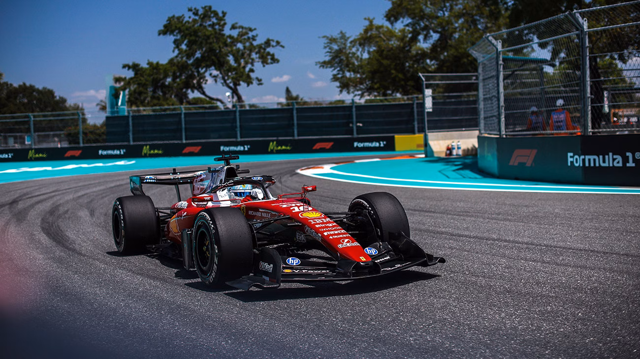 MIAMI’DE CHARLES LECLERC HAFTA SONUNUN TEK ANTRENMANINDA ZIRVEDE: MAX VERSTAPPEN ILK 3’E GERI DÖNDÜ!